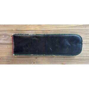 VTG Tie Rack London Travel Tie Case Organizer Men Black Green